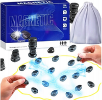 MAGNETYCZNA GRA 60 KULEK KAMIENIE MAGNETYCZNE STRATEGICZNA PLANSZOWA SZACHY