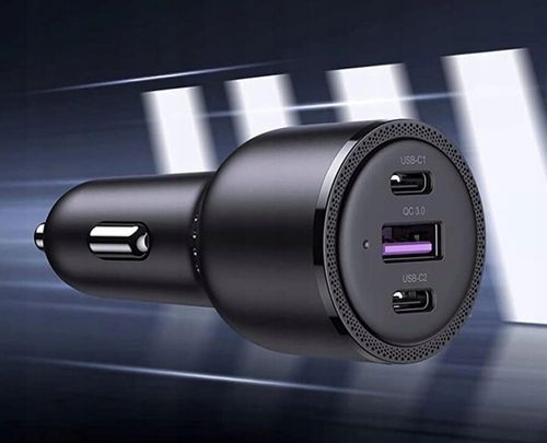 UGREEN ŁADOWARKA SAMOCHODOWA 2X USB TYP C / 1X USB 5A PD QC 69W na Arena.pl