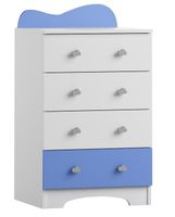 komoda do pokoju dziecka CLOUDS N38 dla dziecka niebieska 60x47 w.95
