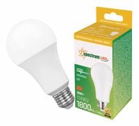 Żarówka LED GLS E27 kulka 18W barwa neutralna NW A70 WOJ+14249_A70 SPECTRUM