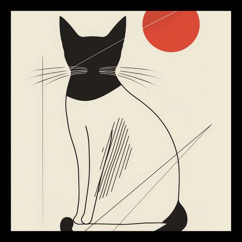 Plakat 20x20cm Czerwony Krąg na Arena.pl