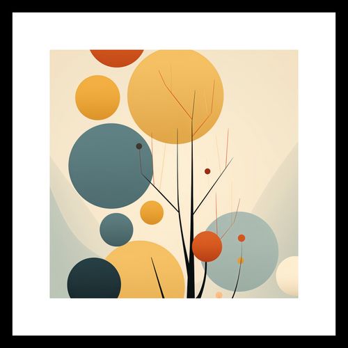 Plakat 20x20cm Harmonia Jesiennych Kolorów na Arena.pl