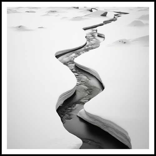 Plakat 80x80cm Szczeliny Mrozu na Arena.pl