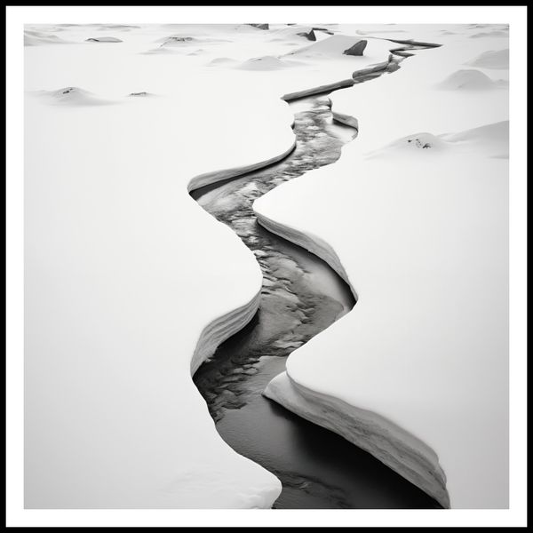 Plakat 80x80cm Szczeliny Mrozu zdjęcie 3