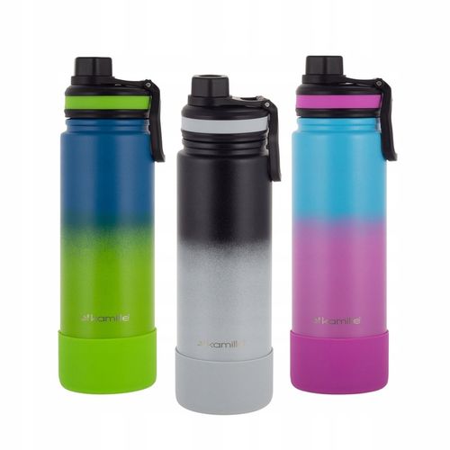 KUBEK TERMICZNY stalowy duży TERMOS do kawy herbaty szczelny KAMILLE 720ml na Arena.pl