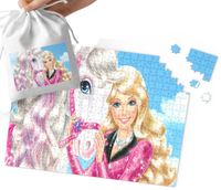PUZZLE - BA.RBI WZORY Z BAJEK I GIER PREZENT NA ŚWIĘTA 252el WORECZEK