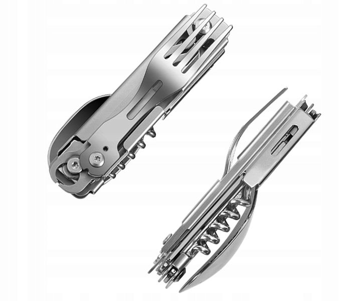 Niezbędnik turystyczny widelec łyżka nóż Multitool FT112 zdjęcie 1