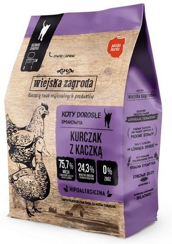 Wiejska Zagroda Kot - Kurczak z kaczką 400g na Arena.pl