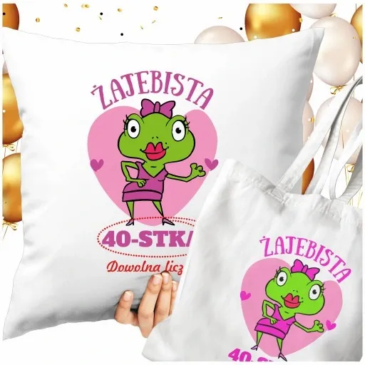 ZESTAW NA URODZINY KOSZULKA I TORBA Z PERSONALIZOWANYM NADRUKIEM PREZENT zdjęcie 1