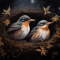 Plakat 80x80cm Gwiezdne Przytulenie