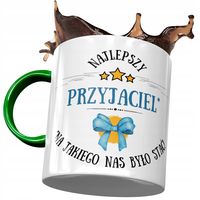 Kubek Zielony Dla Przyjaciela Najlepszy Przyjaciel Z Nadrukiem Ze Zdjęciem