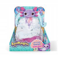 Animagic: Let's Glo Axolotl Bubble Reef | Portable Magic Bubble Aquarium |
