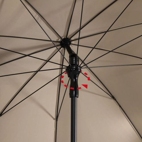 PARASOL OGRODOWY 210x140cm ECRU na Arena.pl
