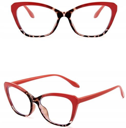 Okulary Zerówki Do Komputera Czerwone Filtr Blf na Arena.pl