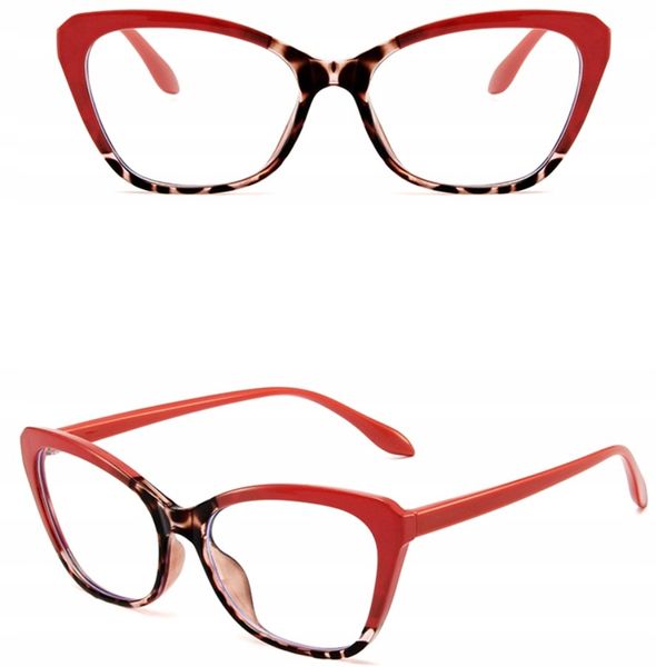 Okulary Zerówki Do Komputera Czerwone Filtr Blf zdjęcie 8