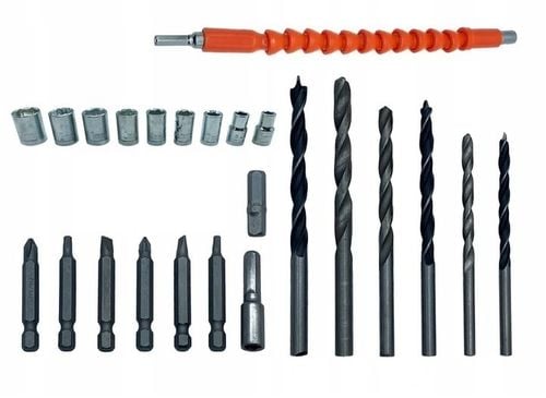 WKRĘTARKA AKUMULATOROWA LED 2x AKUMULATOR 18V AKCESORIA PRZEGUB na Arena.pl