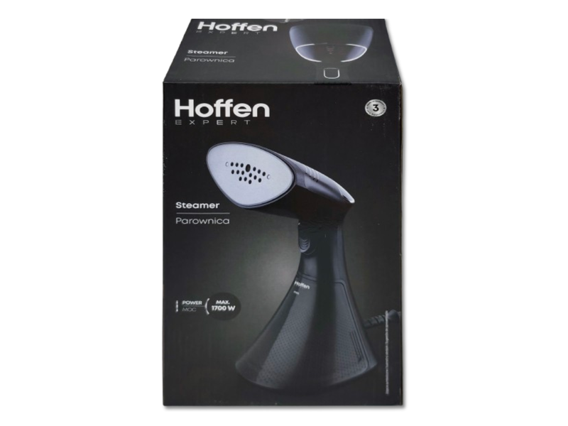 Parownica do ubrań Hoffen - 1700W - Czarna zdjęcie 11