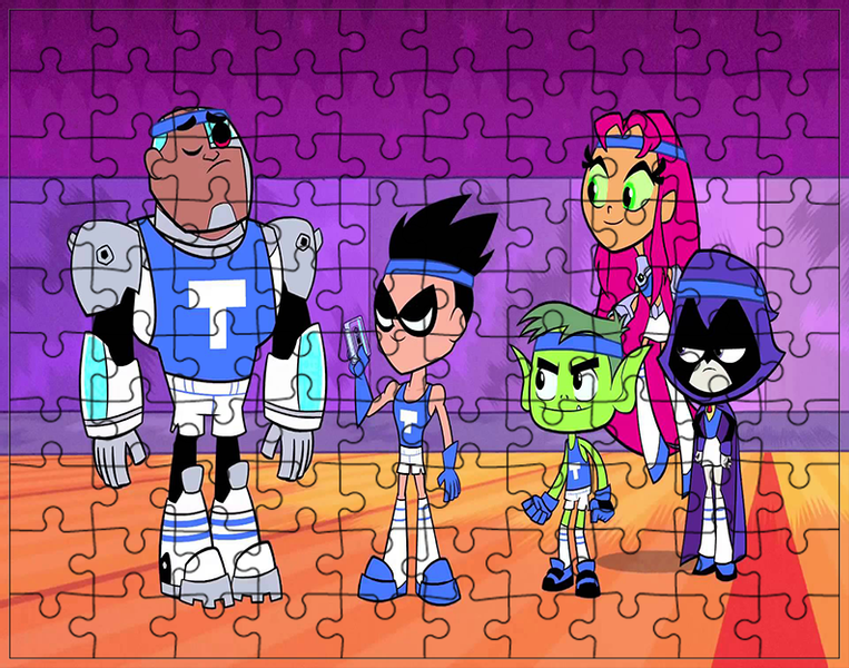 Puzzle Młodzi Tytani zdjęcie 1