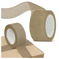 Taśma Pakowa Klejąca Super Jakość Mocna Wytrzymała Brązowa 48mm