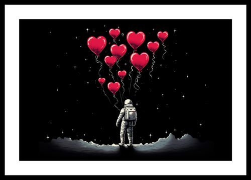 Plakat 45x30cm Astronauta Własnych Celi na Arena.pl
