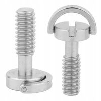 śruba statywowa 1/4" cala 21 mm długa do aparatu kamery fotograficzna