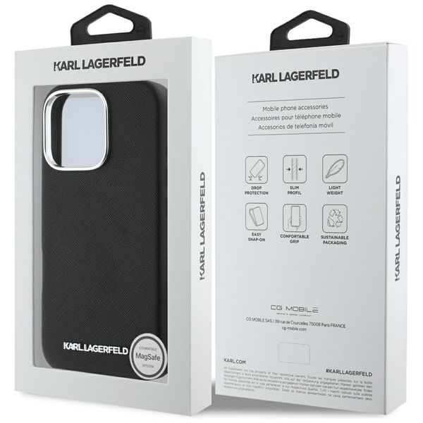 Etui Karl Lagerfeld do iPhone 16 Pro Max, Czarny, MagSafe zdjęcie 8