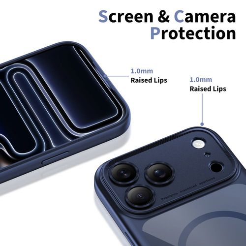 tech-protect magpeak magsafe cc iphone 17 pro deep blue/clear na Arena.pl