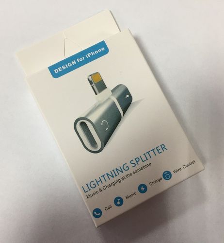 Adapter 2in1 Lightning 8pin splitter przejściówka 2inOn na Arena.pl