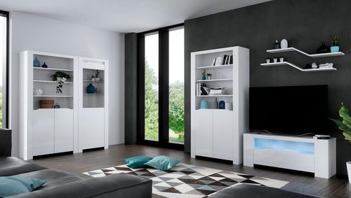 Nowoczesna witryna, biała w połysku na Arena.pl