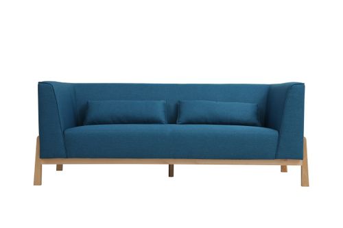Sofa trzysobowa Palla niebieska na Arena.pl