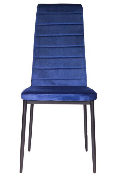 Krzesło VALVA VELVET BLUE zdjęcie 2