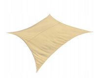 Żagiel przeciwsłoneczny prostokątny 4x3m beżowy