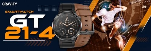 smartwatch gravity gt21-4 + czarny pasek silikonowy na Arena.pl