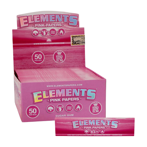 bibułki elements pink king size slim na Arena.pl