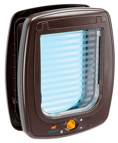 Brązowe drzwiczki dla średnich i dużych psów oraz dużych kotów - Swing 9 na Arena.pl