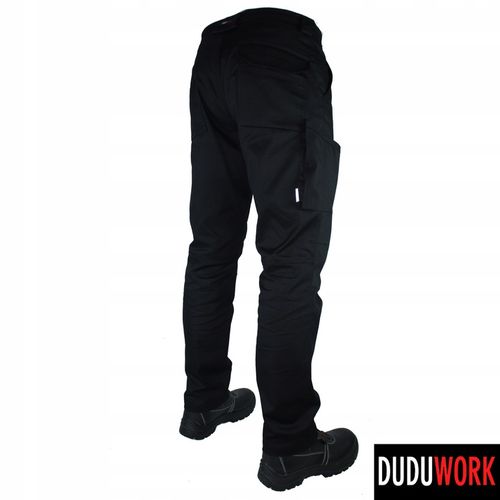 SPODNIE ROBOCZE BHP DuduWork Czarne Elastyczne 60 na Arena.pl