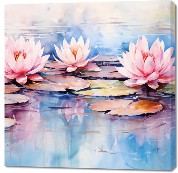 Obraz 100x100cm Spokojne Odbicia zdjęcie 1