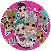 Opłatek na tort lol Suprise