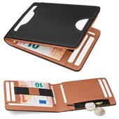 James Hawk Smart Wallet skórzany mały portfel męski na karty Slim RFID