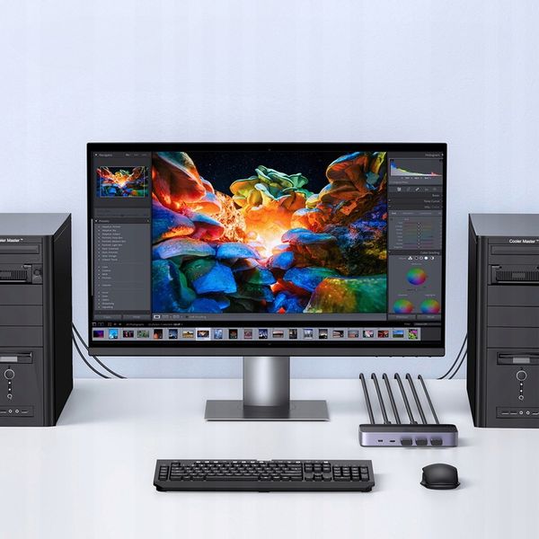 UGREEN PRZEŁĄCZNIK SWITCH KVM 2w1 HDMI USB-A USB-B USB-C MICRO 4K 2X KABEL zdjęcie 14