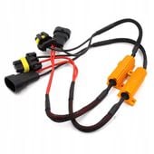 2x REZYSTOR LED H11 H8 H9 50W 6Ohm WTYCZKA GNIAZDO CANBUS DEKODER FILTR LED