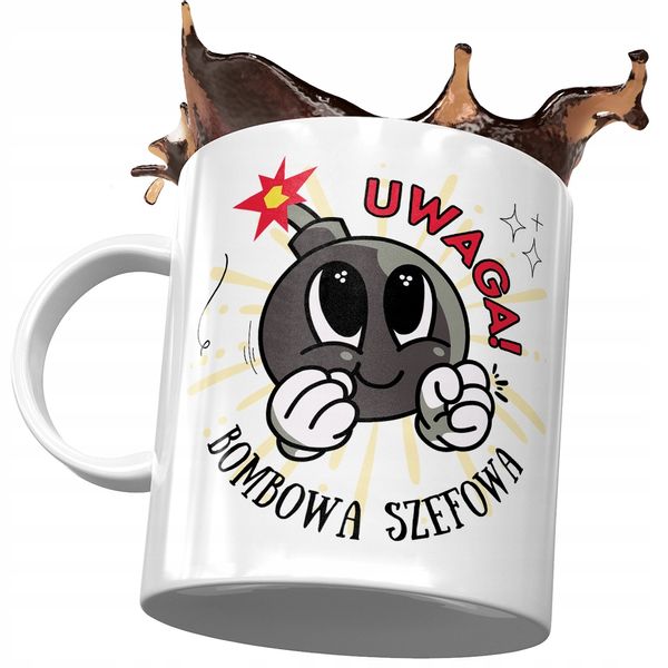 Dla Szefowej Kubek Na Urodziny Na Prezent Z Nadrukiem Ze Zdjęciem zdjęcie 1