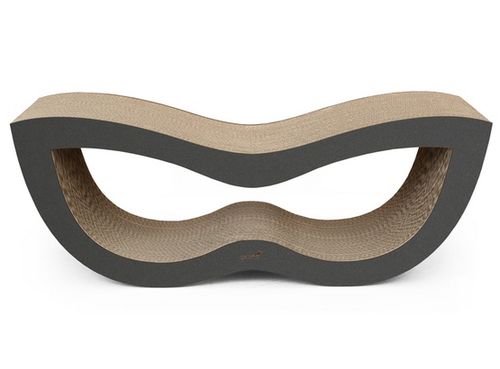 Wytrzymały drapak z funkcją legowiska dla kota - Gattino Benek Grafit 77cm na Arena.pl