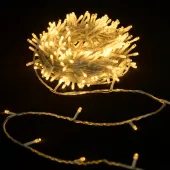 Lampki choinkowe sznur 30 LED ciepła biel 3m na 3 baterie AA dla przytulnej atmosfery