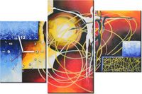 60CM 90 ZEGAR 3 ELEM BEZKRESNE UCZUCIA ŚCIENNY