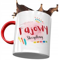 Kubek Czerwony Dla Skrzydłowego Fajowy Skrzydłowy Z Nadrukiem Ze Zdjęciem