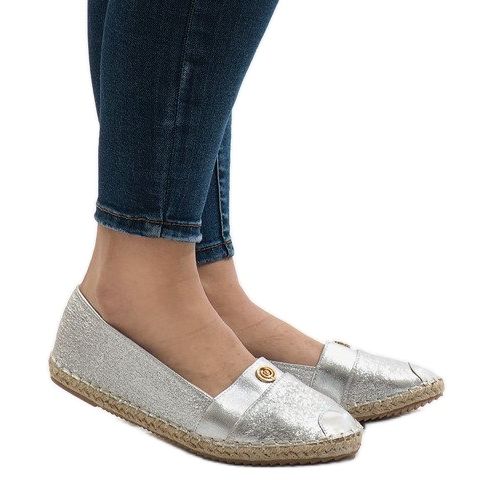 Srebrne espadryle GFXWFD2 r.37 na Arena.pl