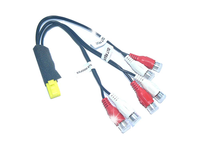 Adapter złącze wyjście na wzmacniacz RCA CINCH + SUBWOOFER - CLARION NX501
