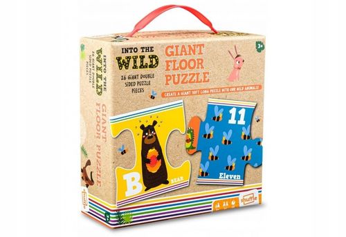 Puzzle 26 El.duże  Dwustronne Alfabet I Cyfry 2281 na Arena.pl