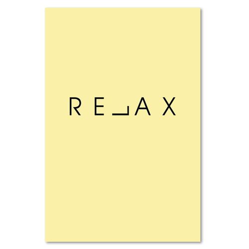 Deco Panel, Napis relax 60x90 na Arena.pl
